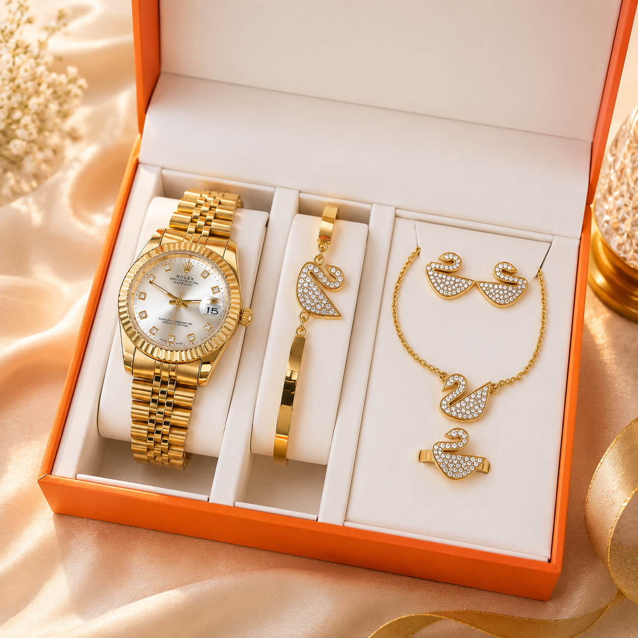 Crystal Hour Women's Watch