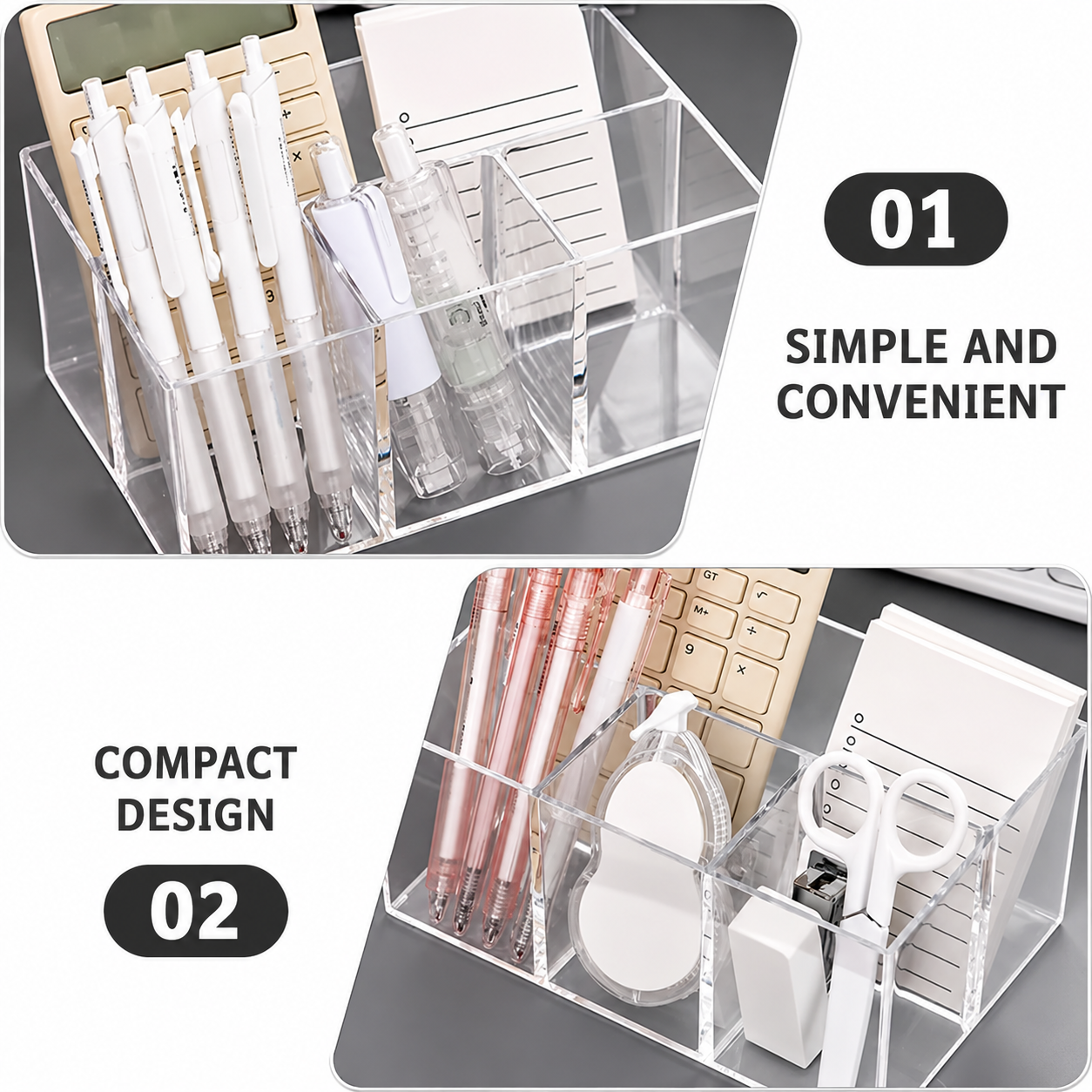 Acrylic Makeup Organizer