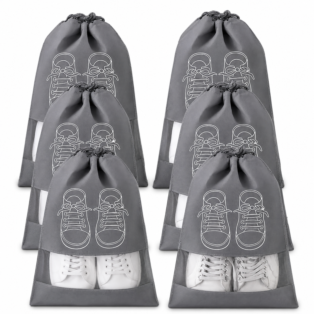 Waterproof Shoe Storage Bags 6 Pack