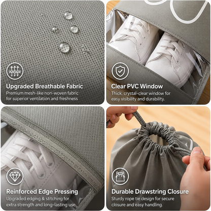 Waterproof Shoe Storage Bags 6 Pack