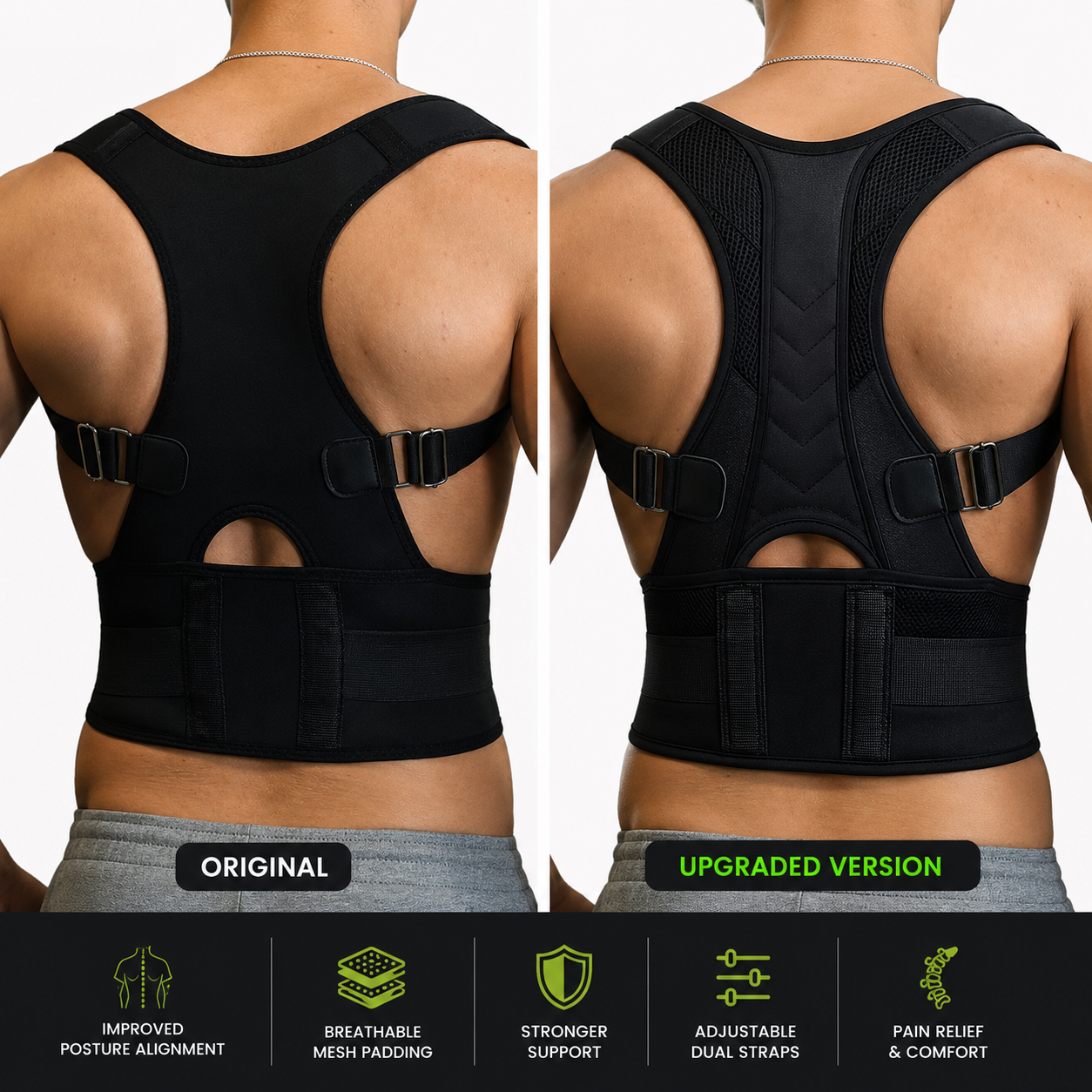 Adjustable Posture Support Belt