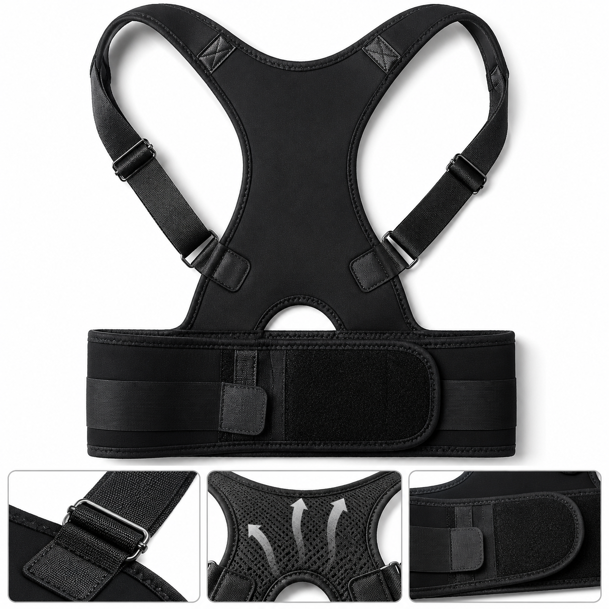 Adjustable Posture Support Belt