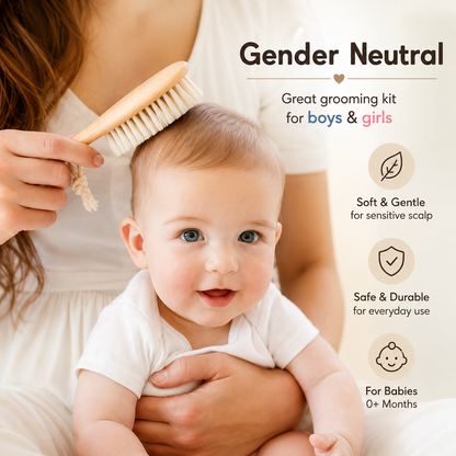 Kidilo Baby Brush & Comb Set