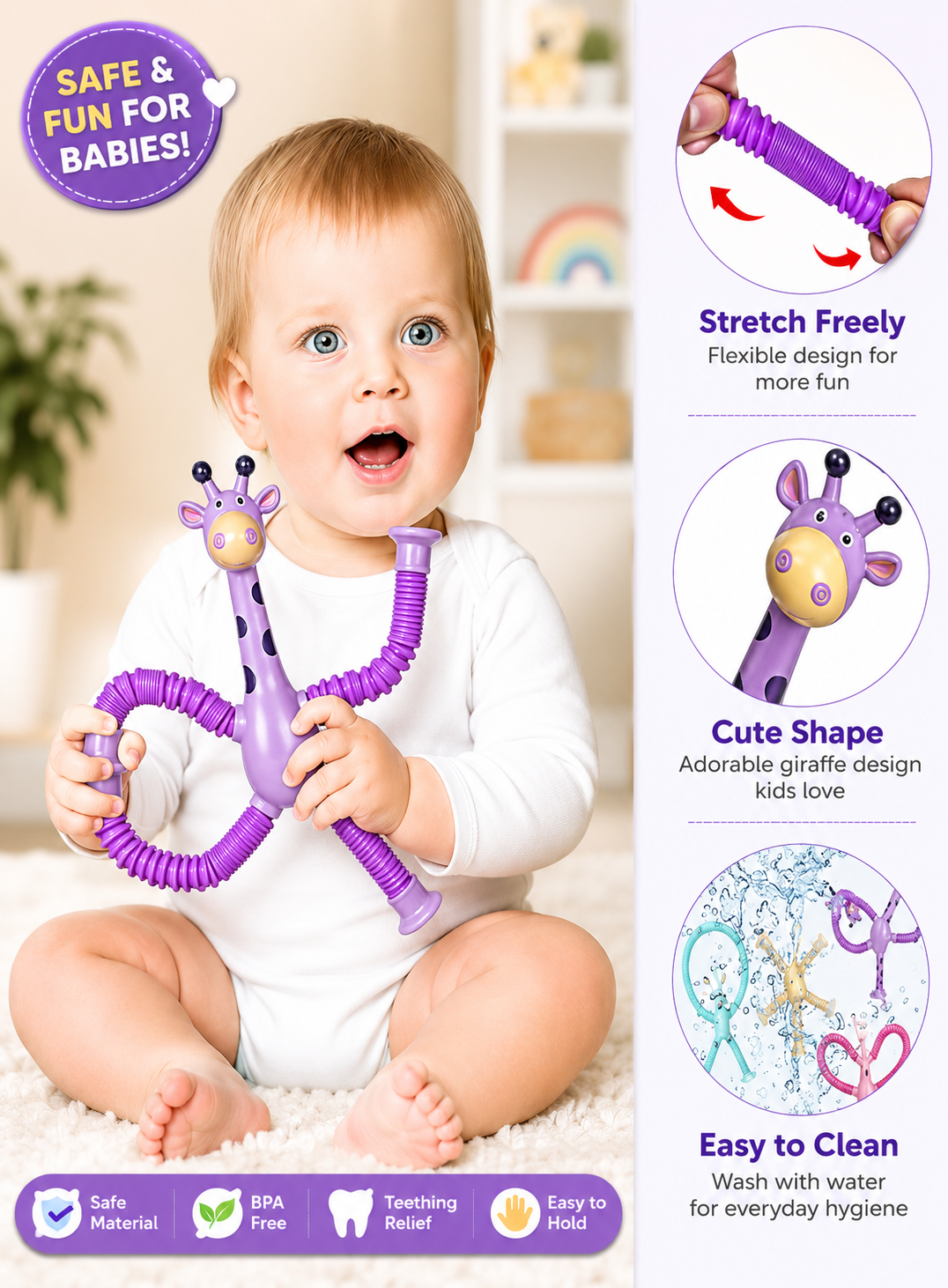 Giraffe Stretch Fidget Toy