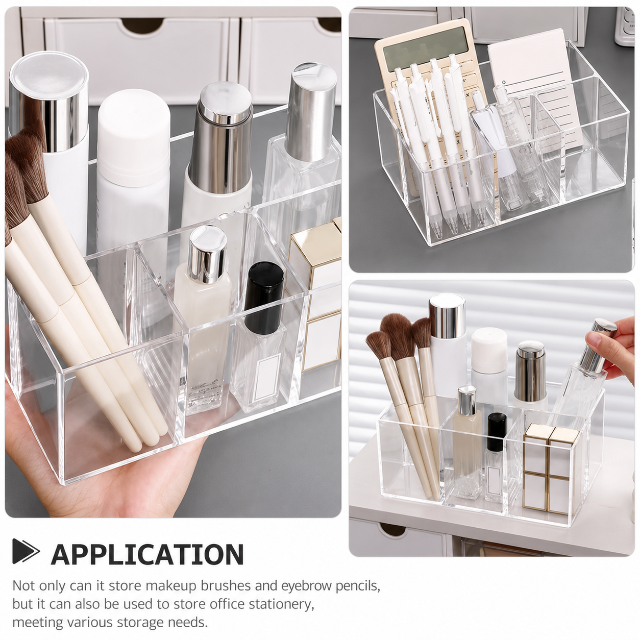 Acrylic Makeup Organizer