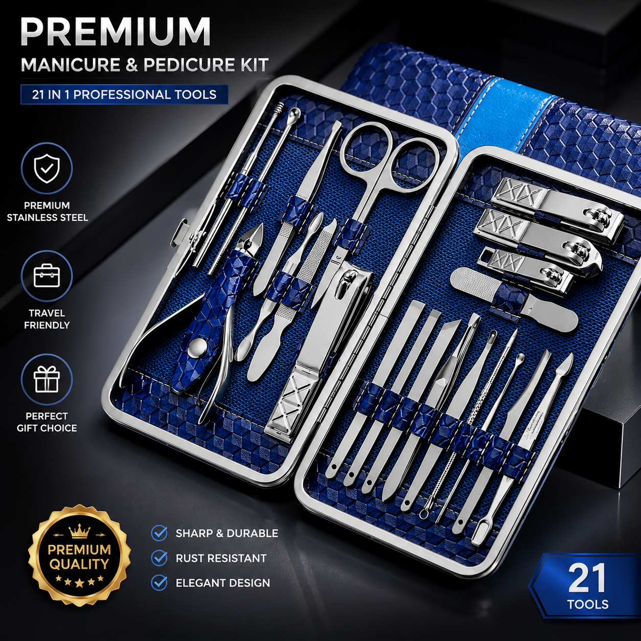 Nail Manicure Tool Kit