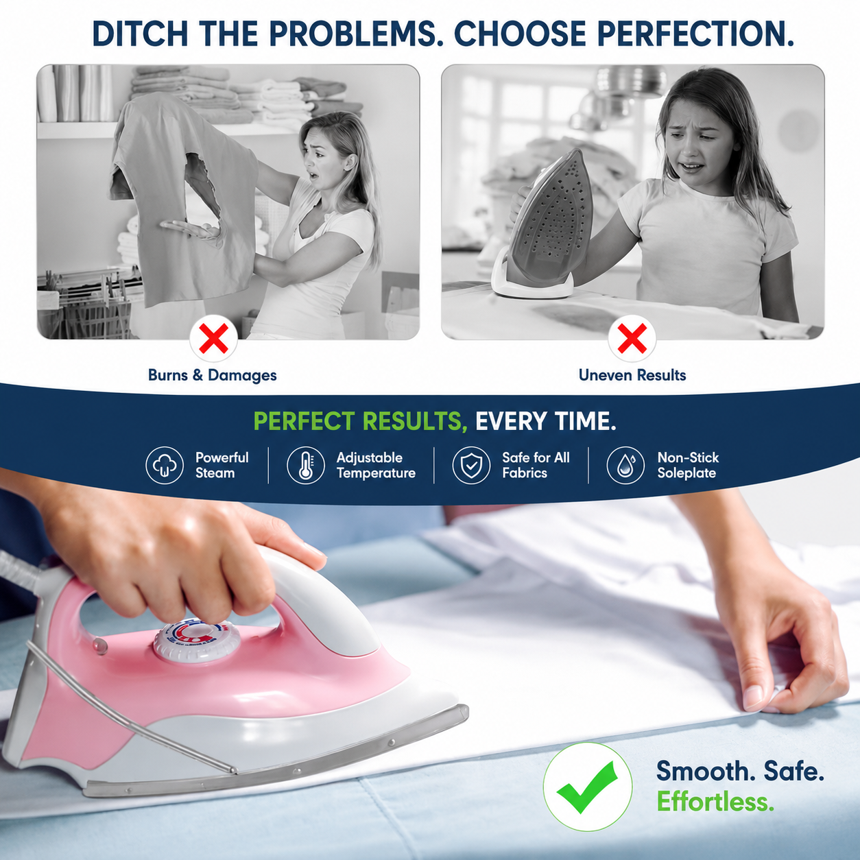 Teflon Iron Cover Protector | Heat Resistant Non-Stick Iron Cover