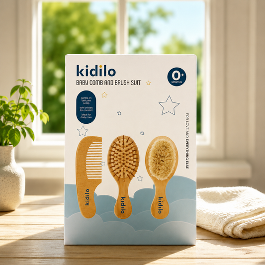 Kidilo Baby Brush & Comb Set